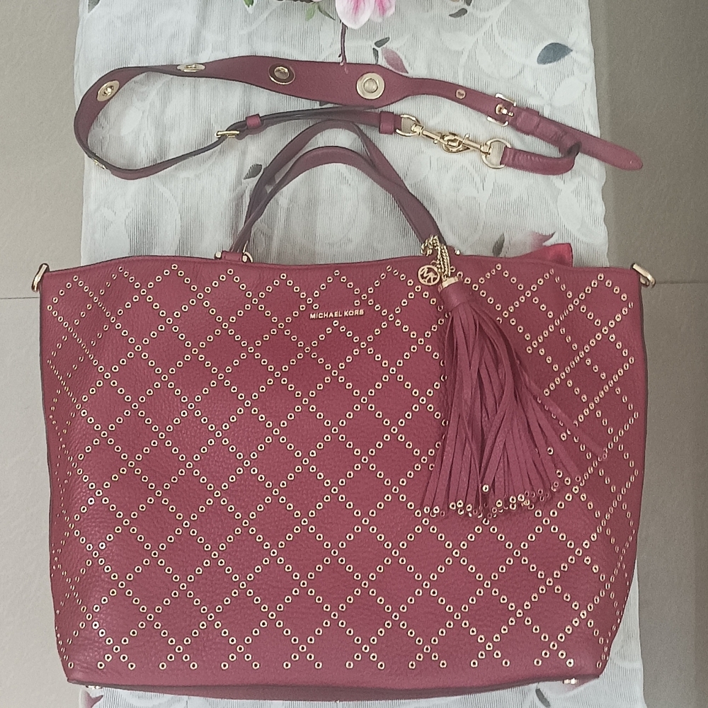 Authentic Michael Kors Brooklyn Limited Edition Large Tote - Picture 2 of 13